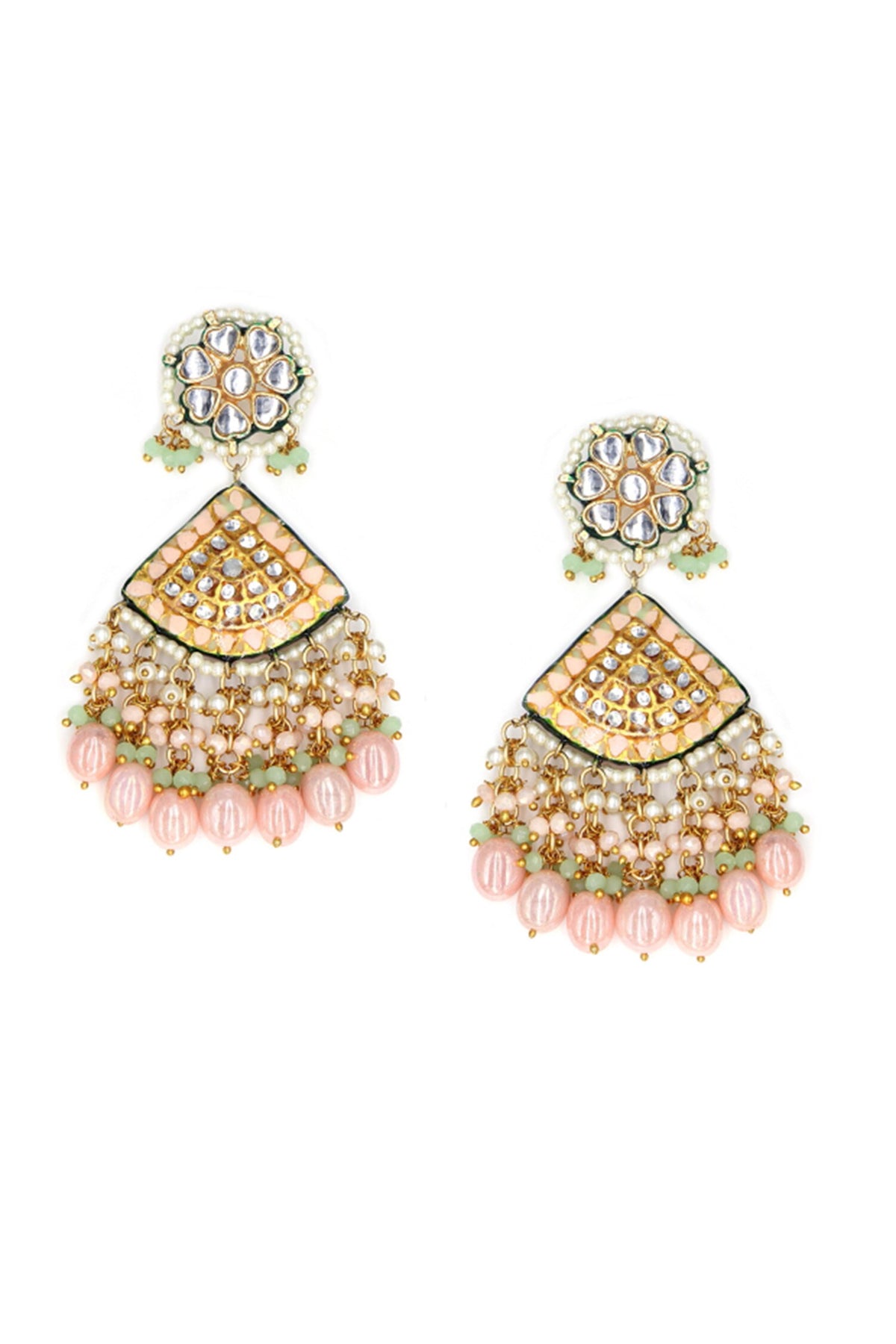Semi Precious Stone Embellished Jewellery Set 