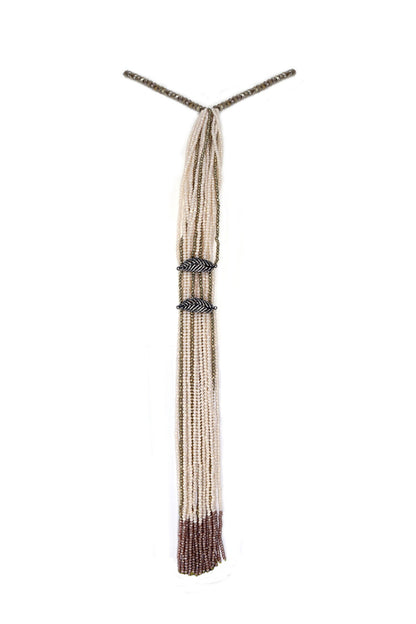 Crystal Beads Embellished Necklace 