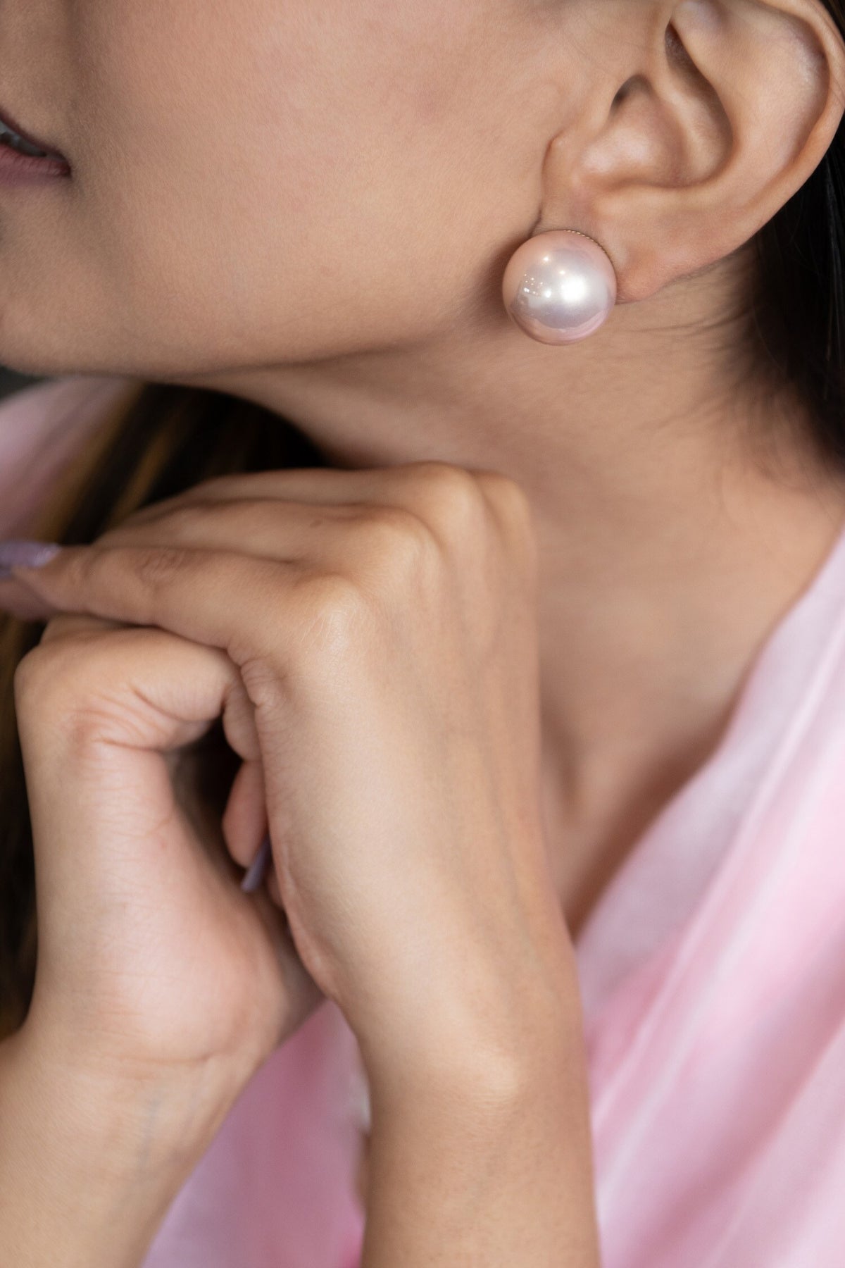Pearl Embellished Studs 