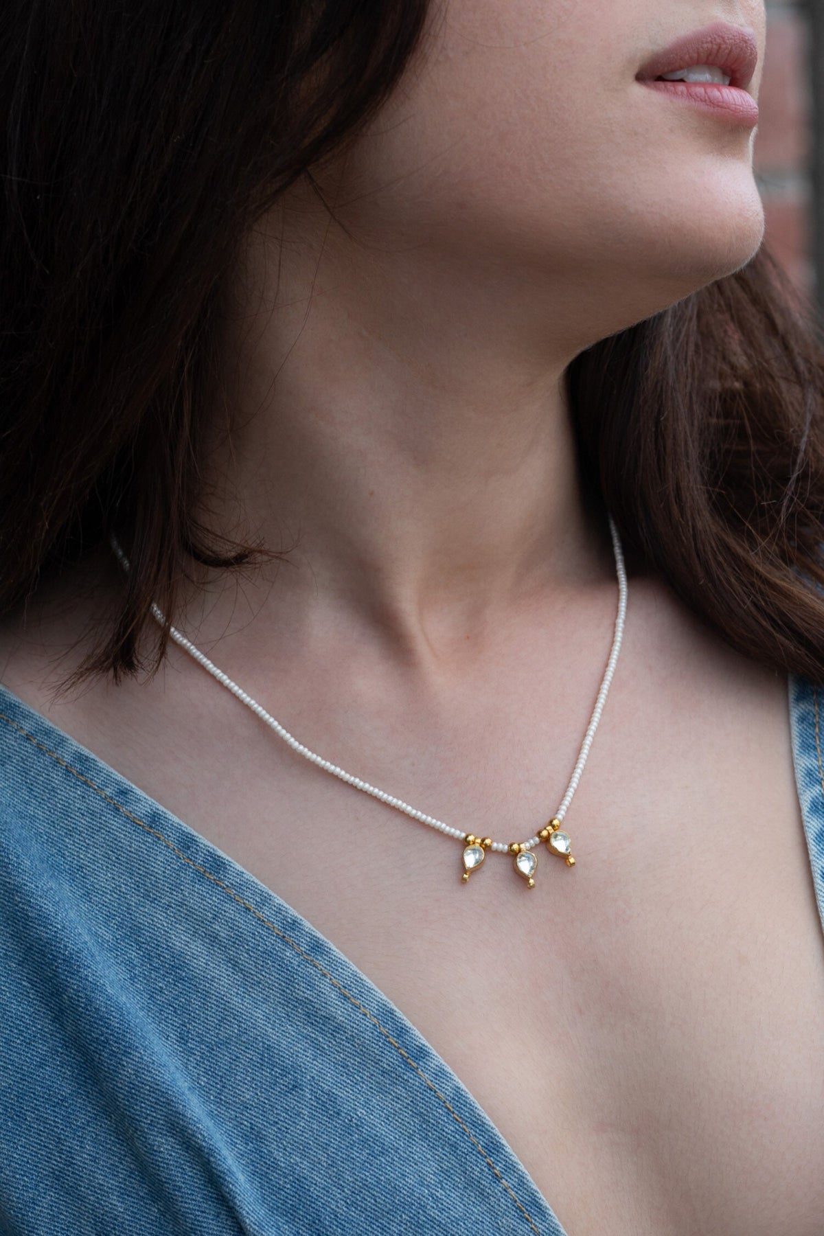 Kundan Embellished Necklace 