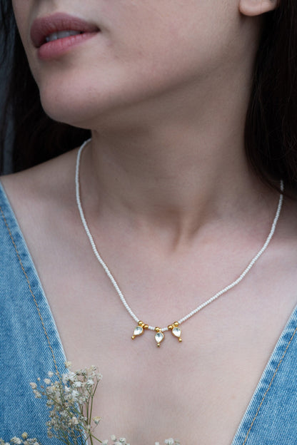 Kundan Embellished Necklace 