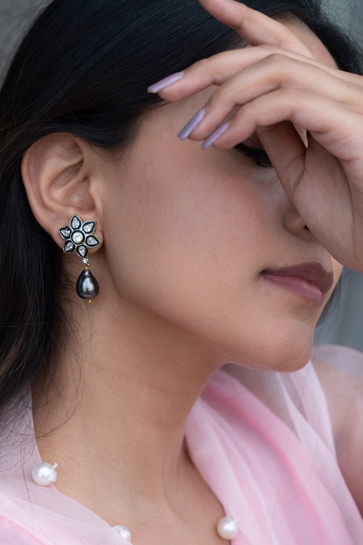 Floret Embellished Earrings 