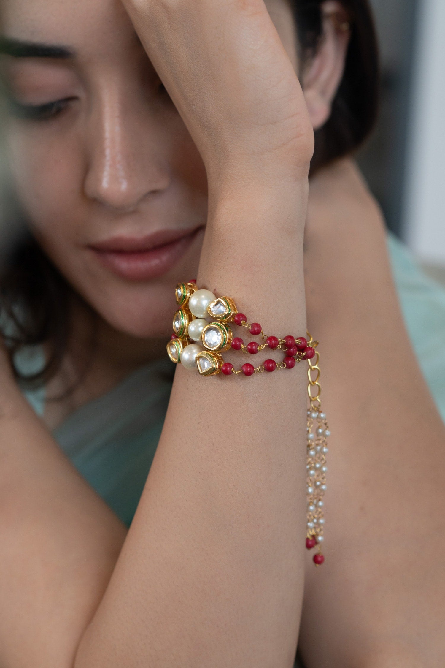 Kundan Embellished Bracelet 
