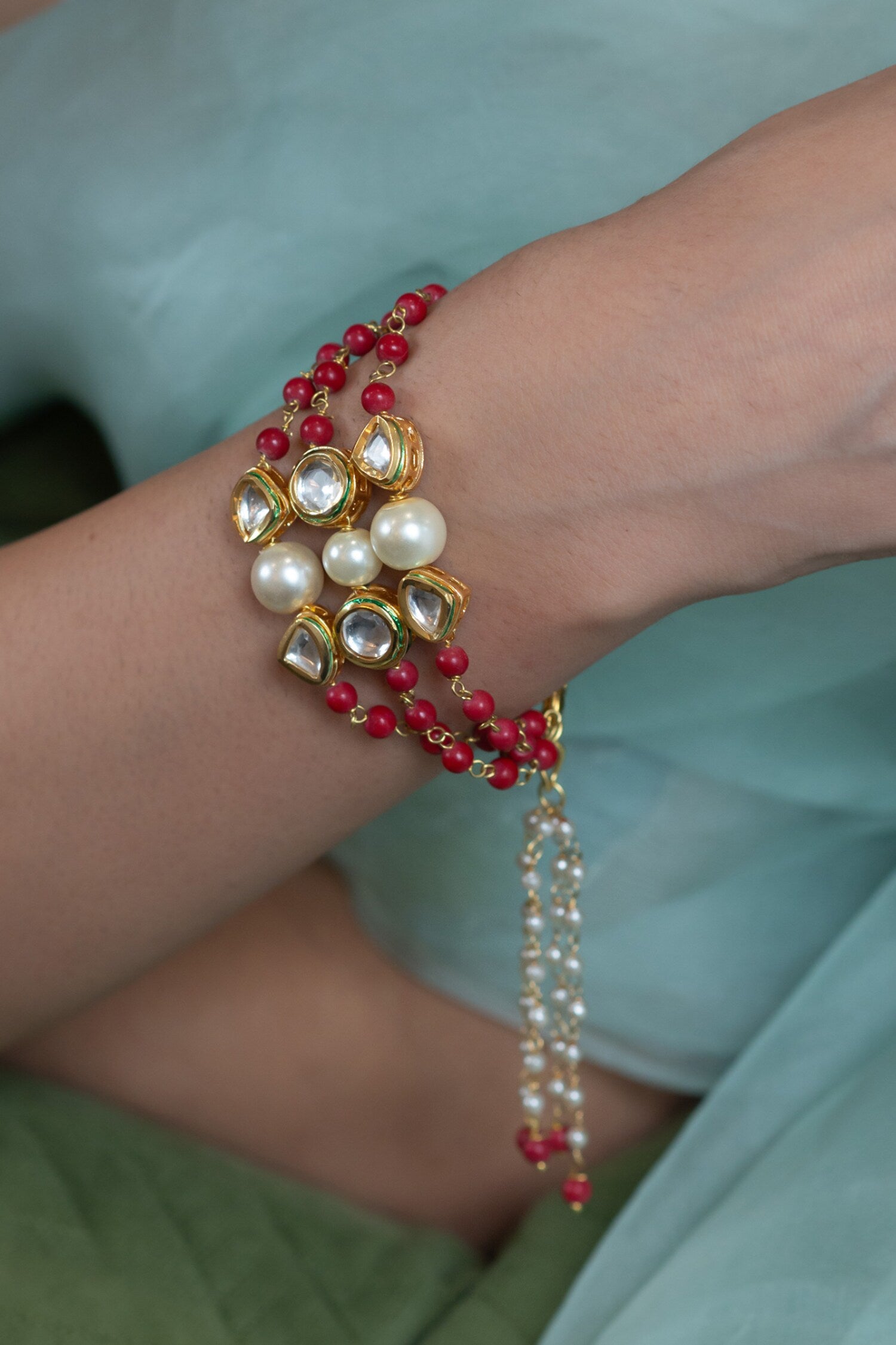 Kundan Embellished Bracelet 