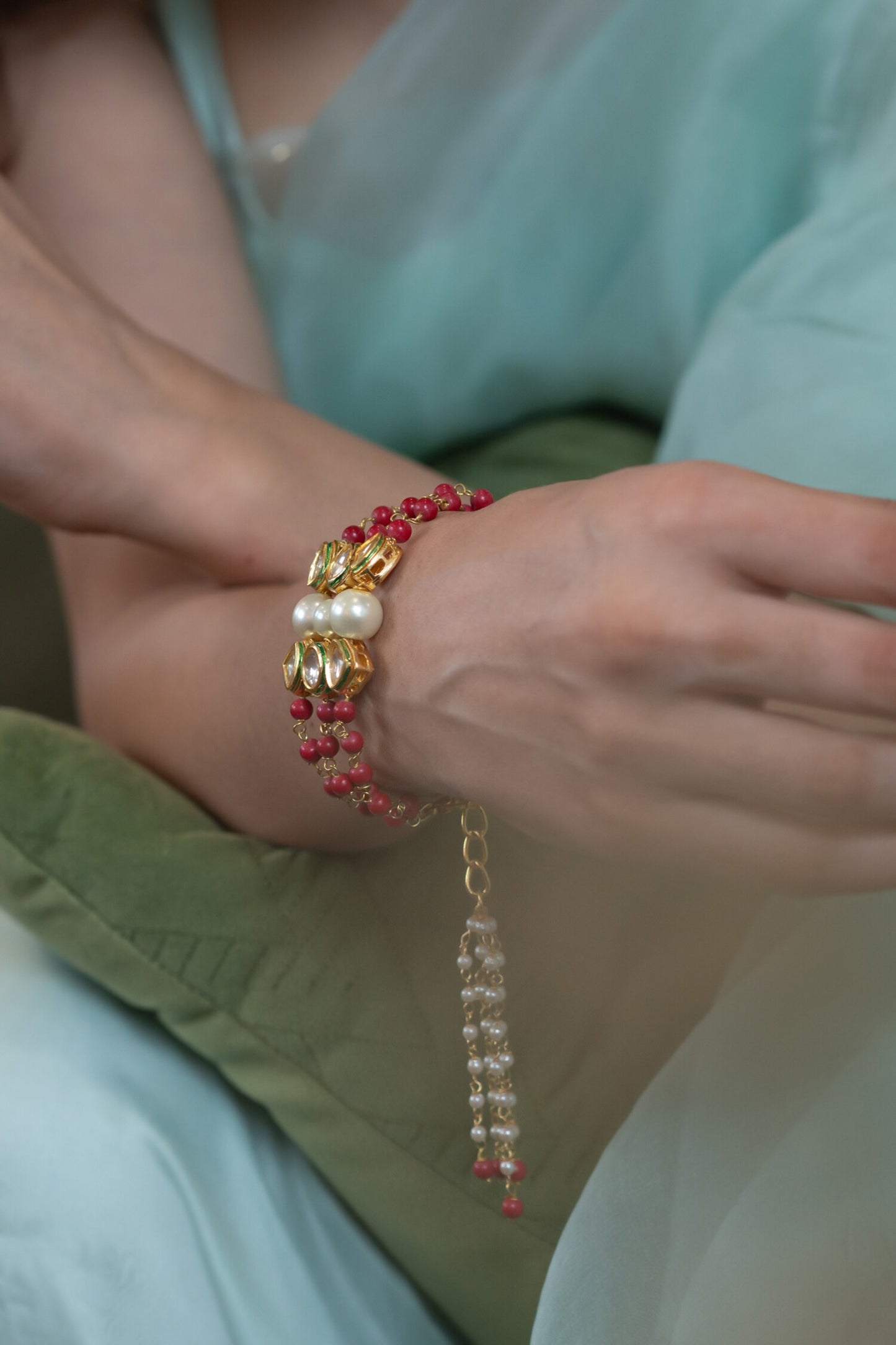 Kundan Embellished Bracelet 