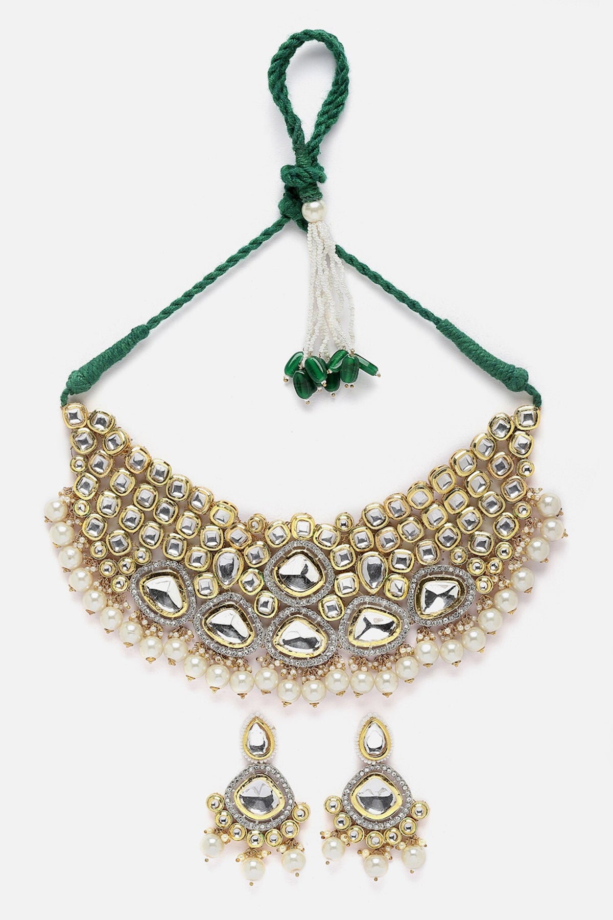 American Diamond Embellished Choker Set 