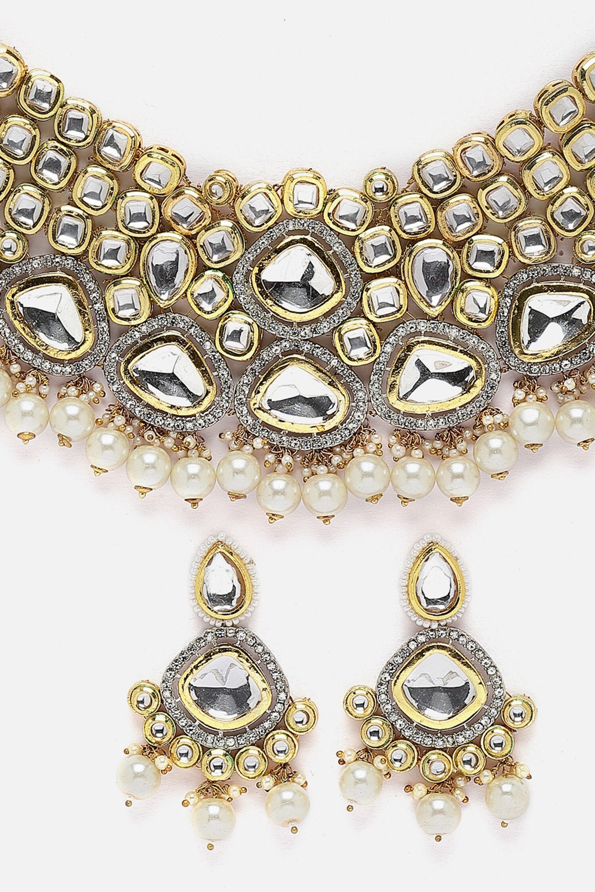 American Diamond Embellished Choker Set 