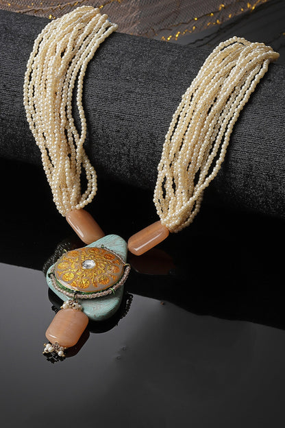 Meenakari Work Pendant Necklace 
