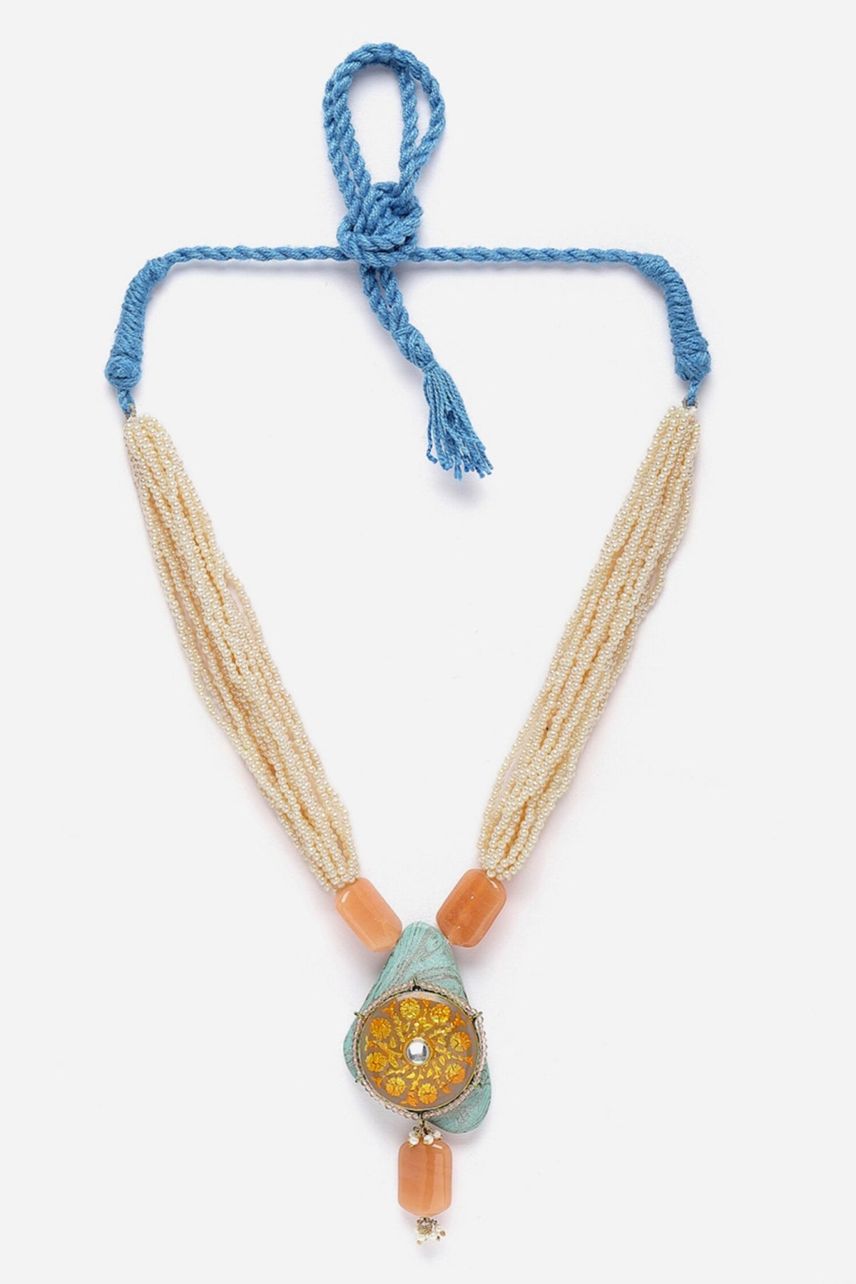 Meenakari Work Pendant Necklace 