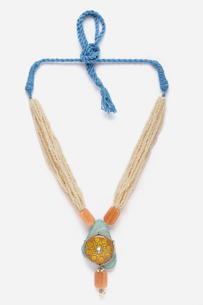 Meenakari Work Pendant Necklace 
