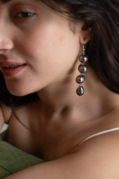 Pearl Drop Danglers 