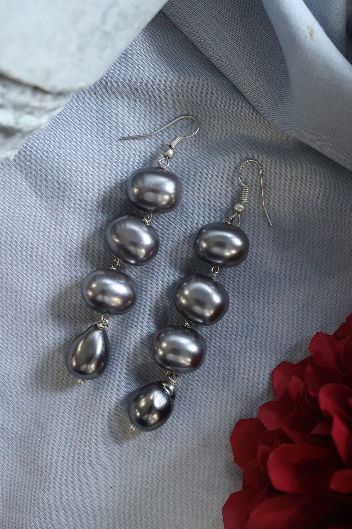 Pearl Drop Danglers 