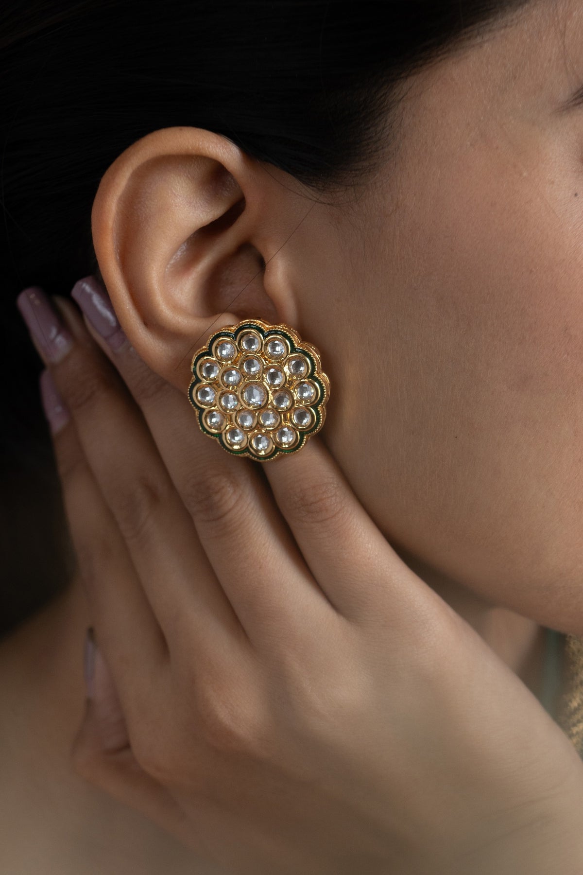 Kundan Studded Earrings 