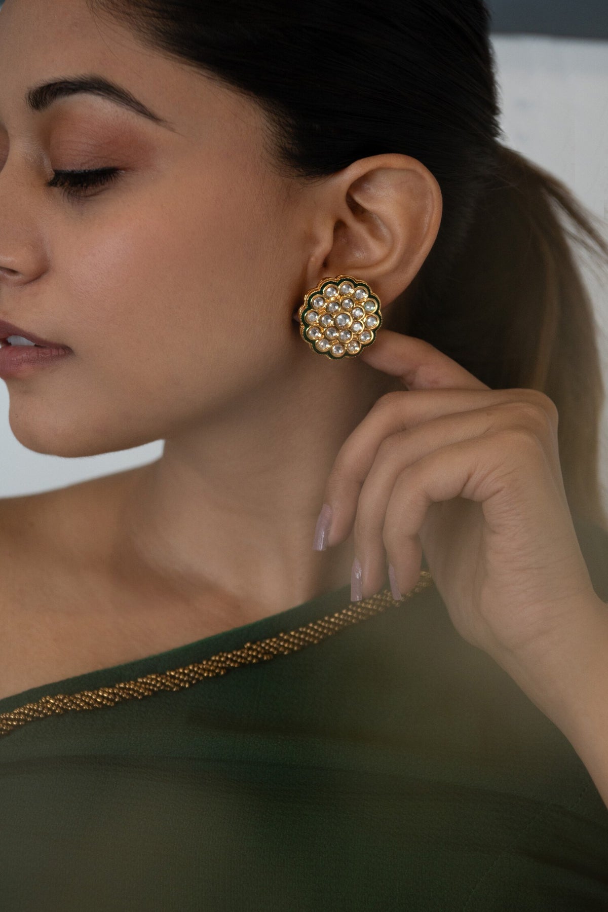 Kundan Studded Earrings 