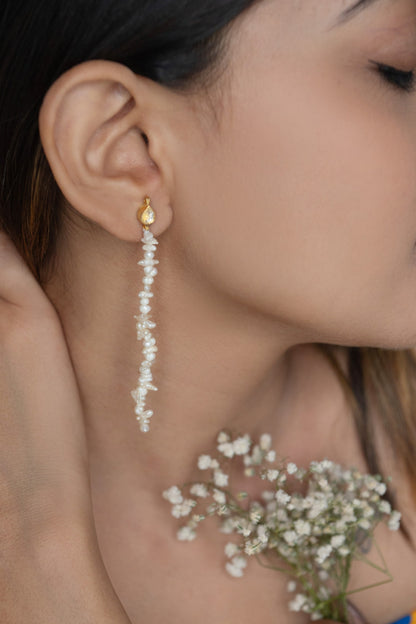 Pearl Embellished Earrings 