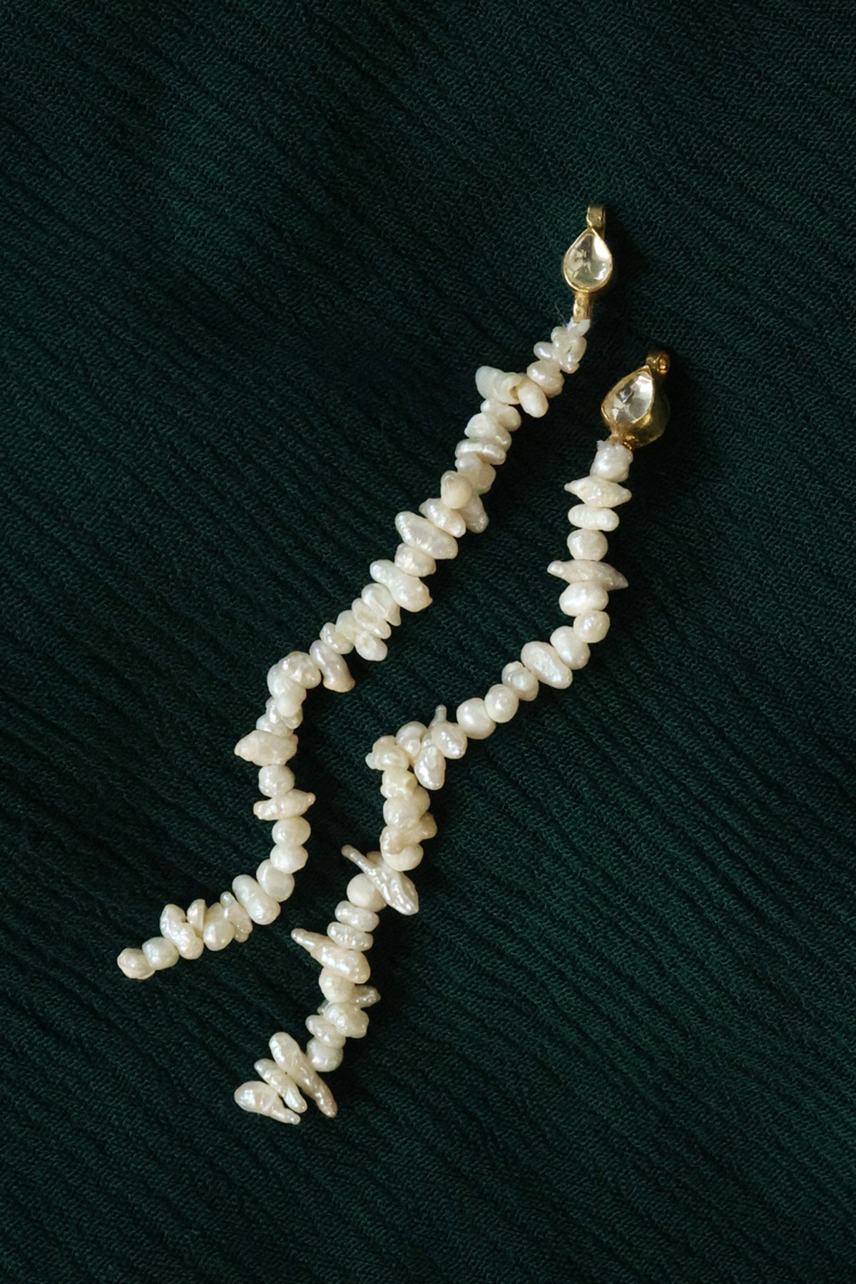 Pearl Embellished Earrings 
