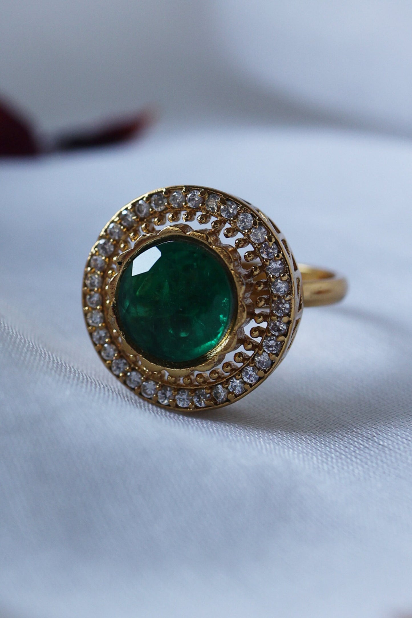 Victorian Swarovski Embellished Ring 