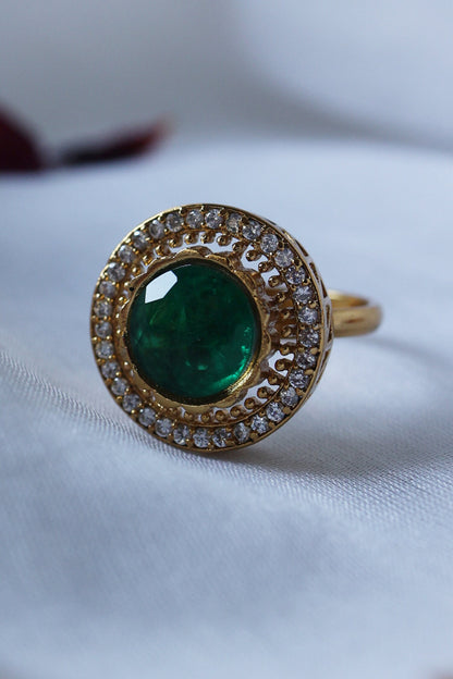 Victorian Swarovski Embellished Ring 
