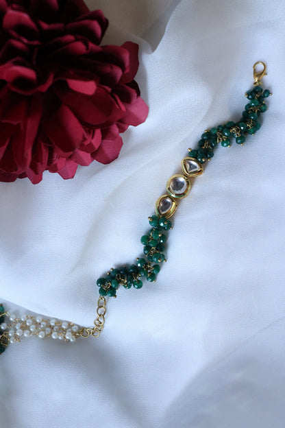 Kundan Embellished Bracelet - Single Pc 