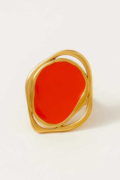 Copacabana Enameled Ring 