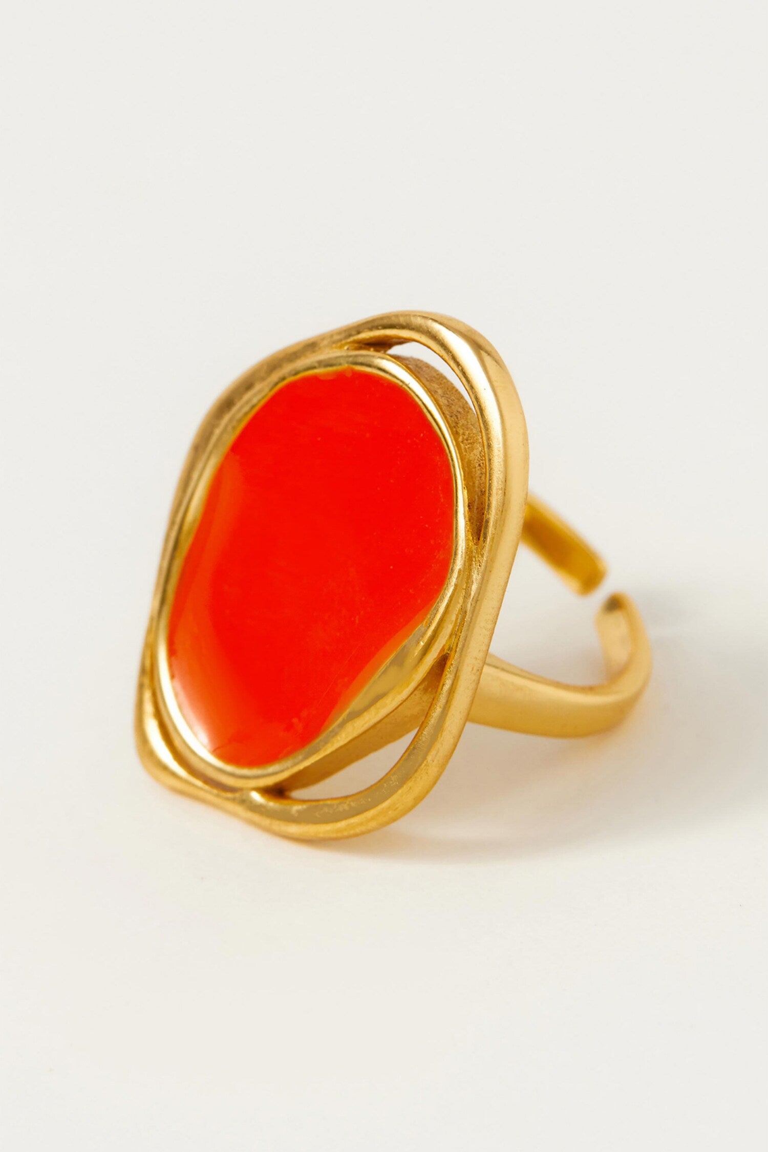 Copacabana Enameled Ring 
