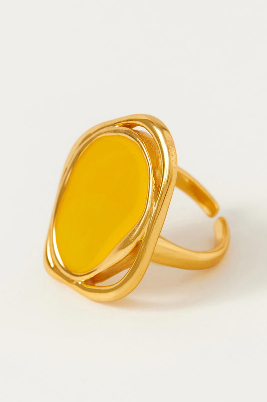 Copacabana Enameled Ring 