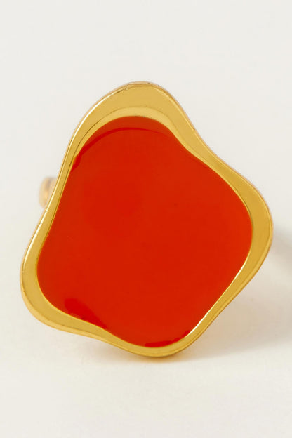 Noosa Abstract Pattern Enameled Ring 