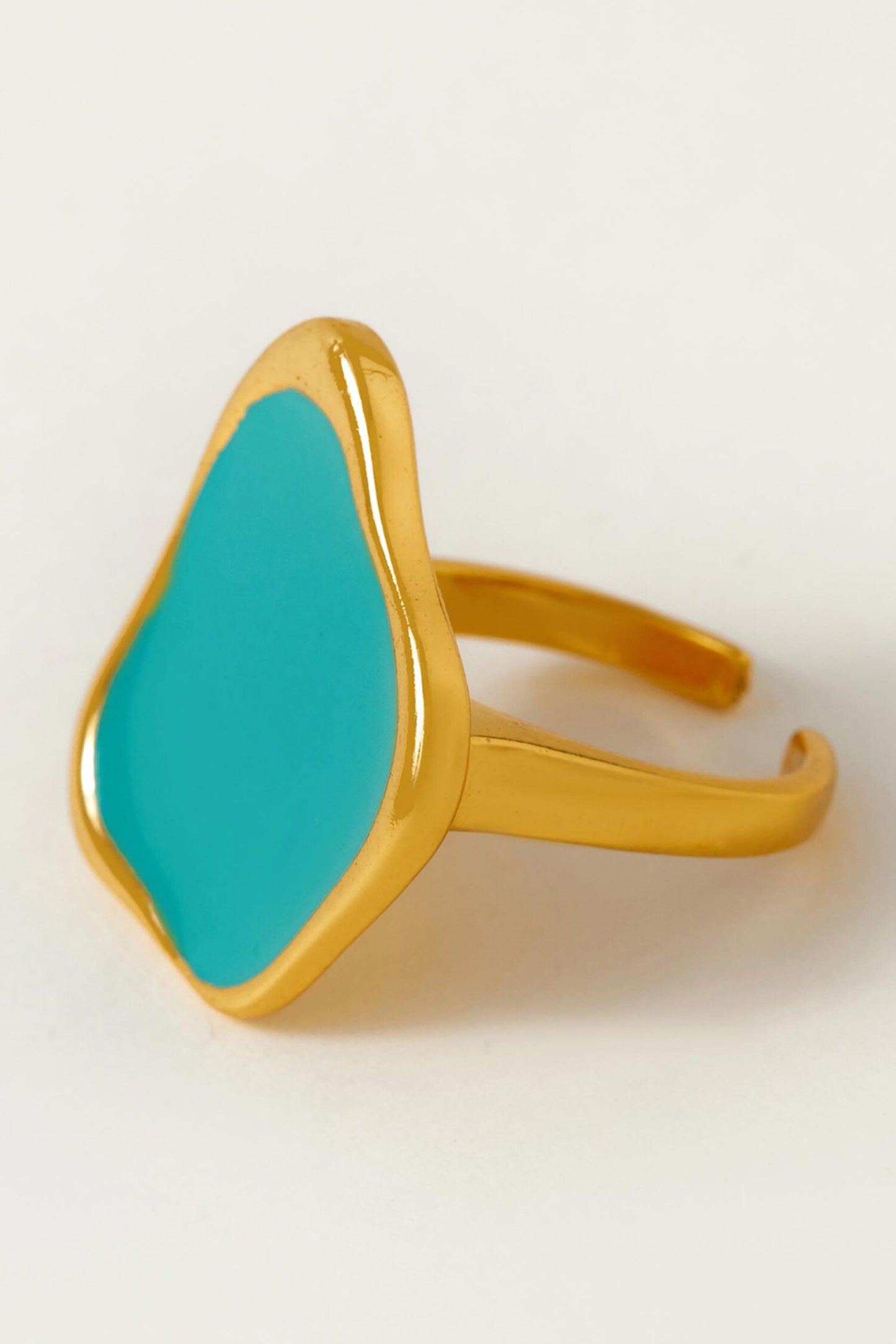 Noosa Abstract Shaped Enameled Ring 