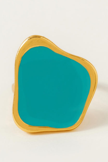 Noosa Abstract Shaped Enameled Ring 