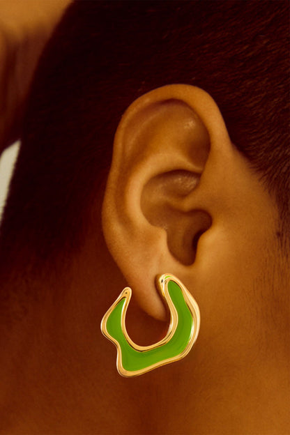Hawaii Abstract Shaped Earrings 