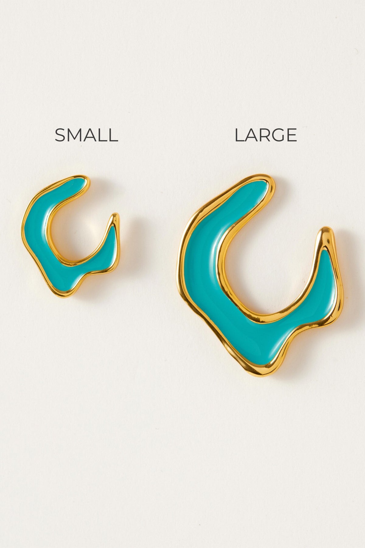 Hawaii Abstract Shaped Earrings 