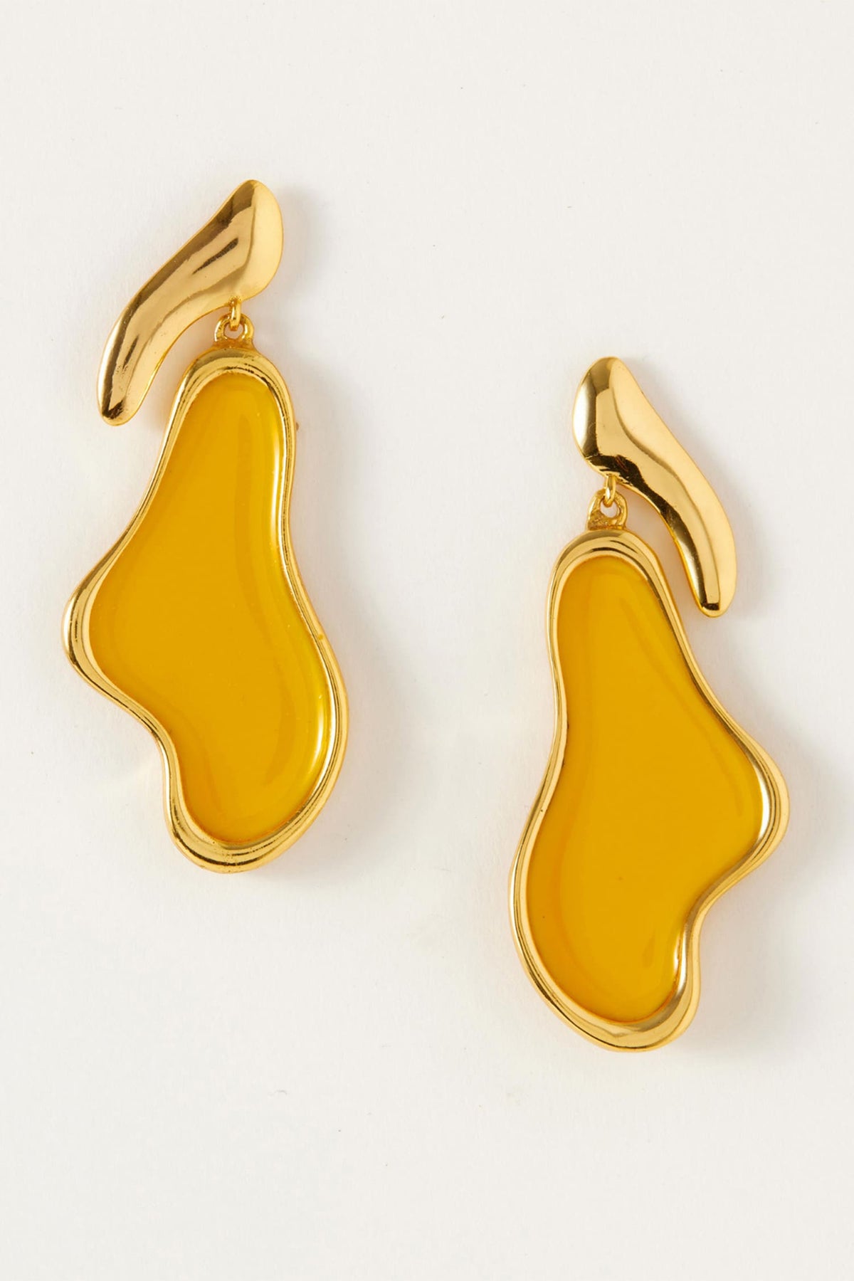 Saint Topez Abstract Dangler Earrings 
