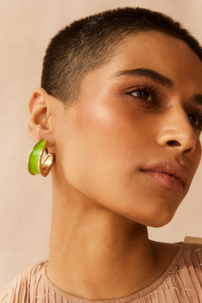 Kandy Semi Hoop Earrings 