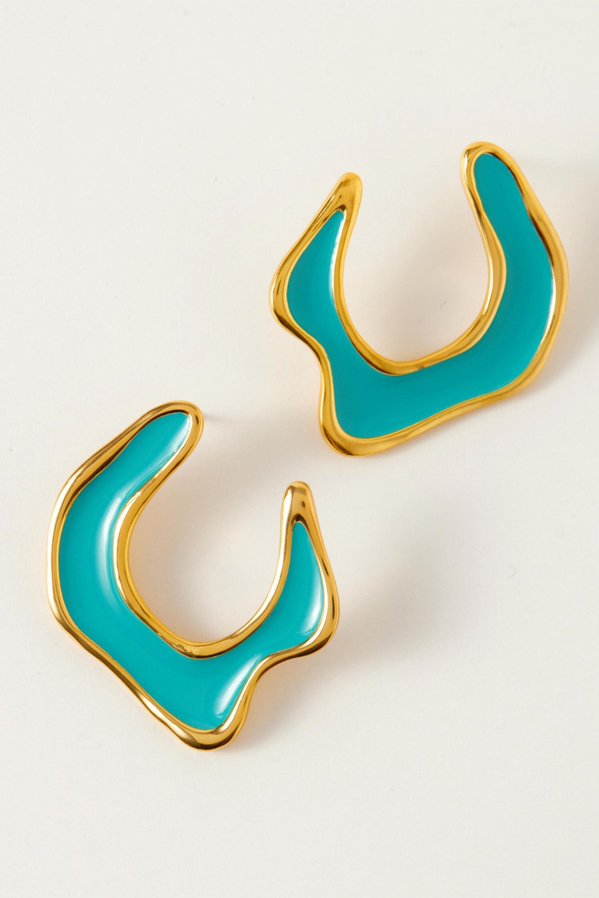 Hawaii Abstract Shaped Earrings 