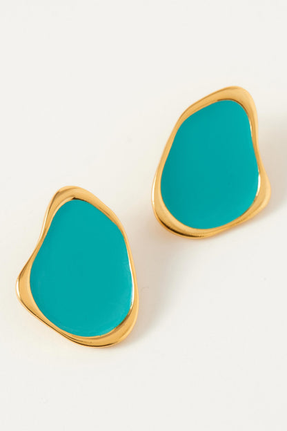 Miami Geometric Shaped Stud Earrings 