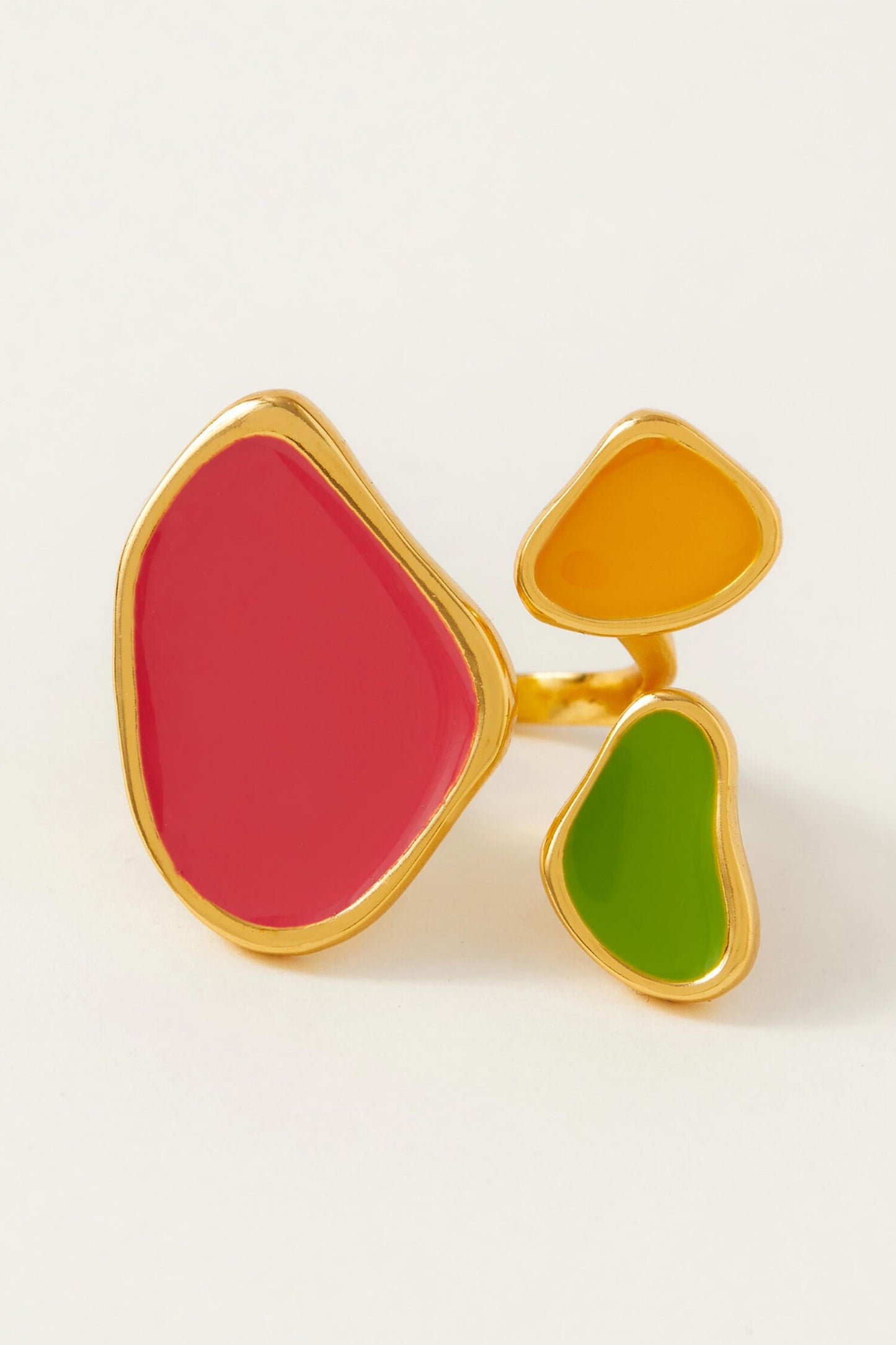 Byron Bay Enameled Open Ring 