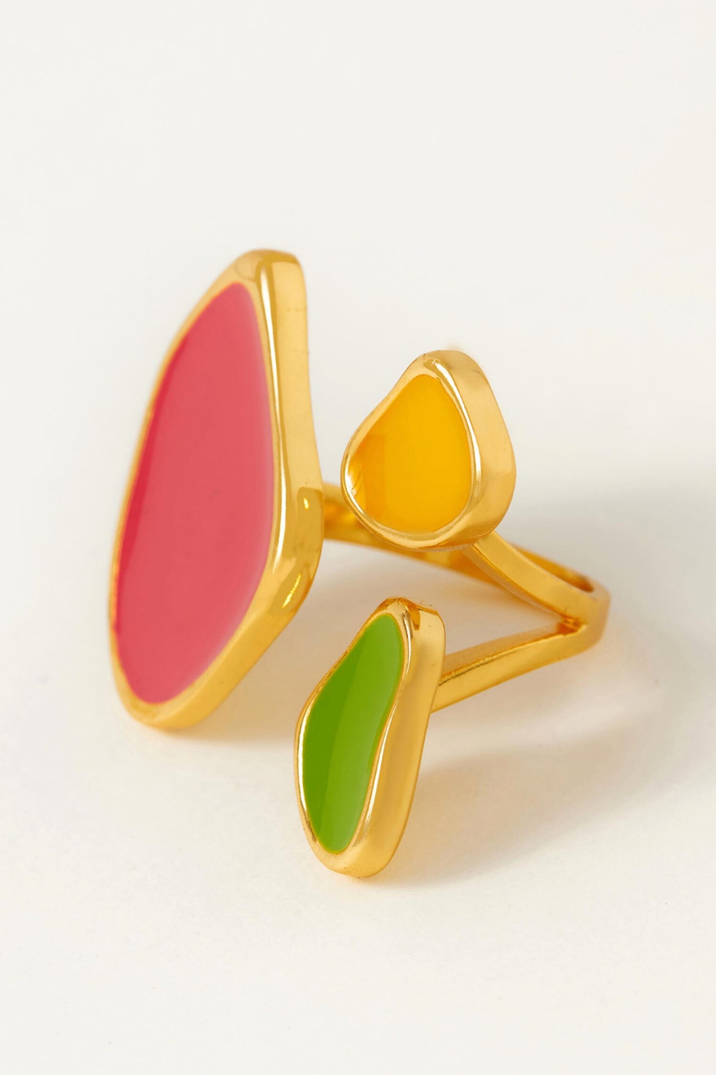 Byron Bay Enameled Open Ring 
