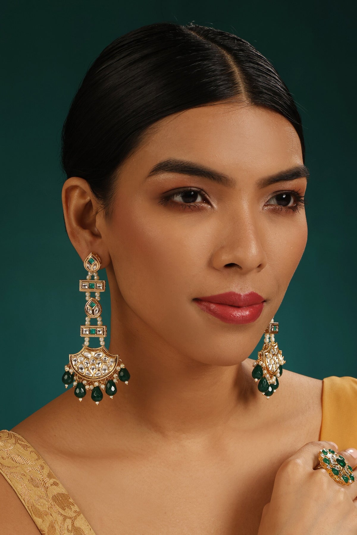 Embellished Long Earrings 