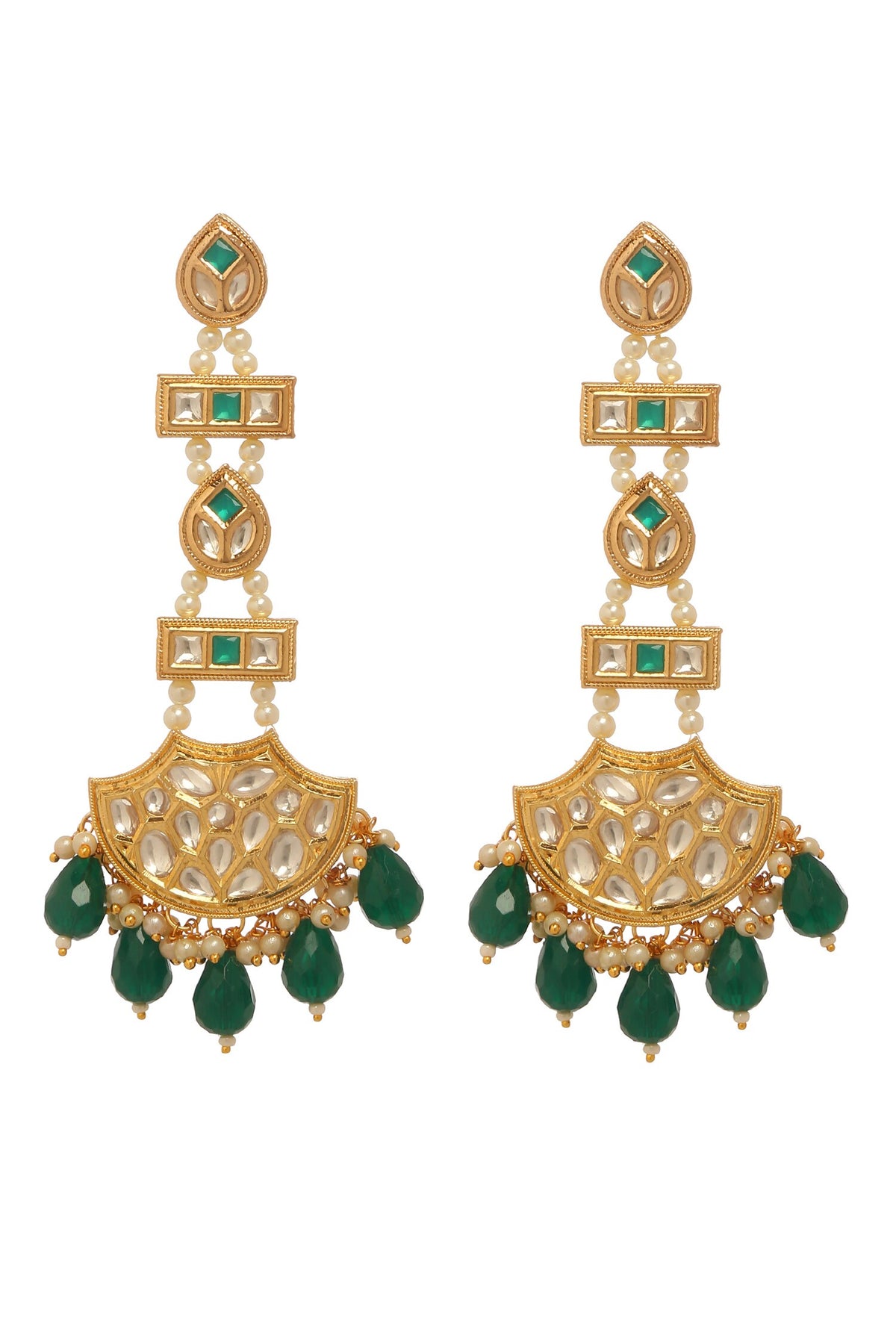 Embellished Long Earrings 