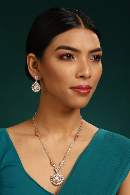 Embellished Pendant Necklace Set 