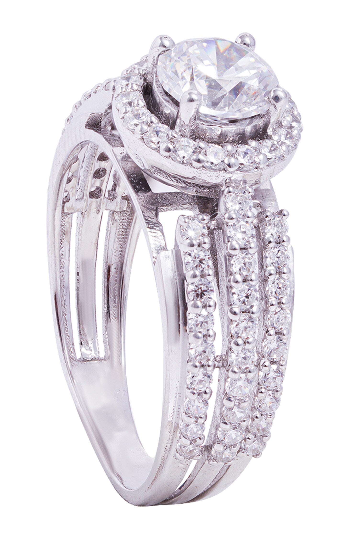 Cubic Zirconia Stone Embellished Ring 