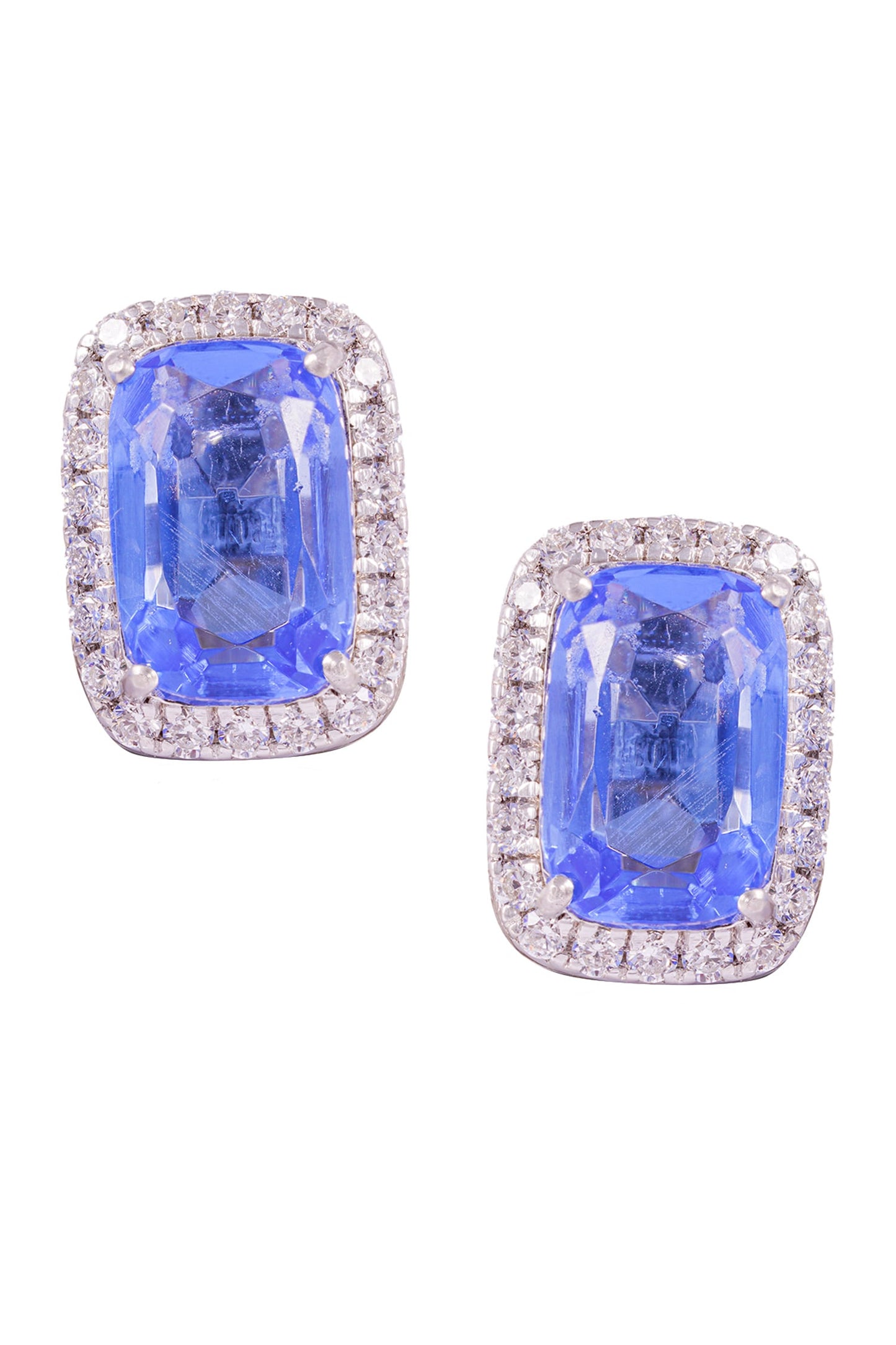 Rectangle Shaped Stud Earrings 