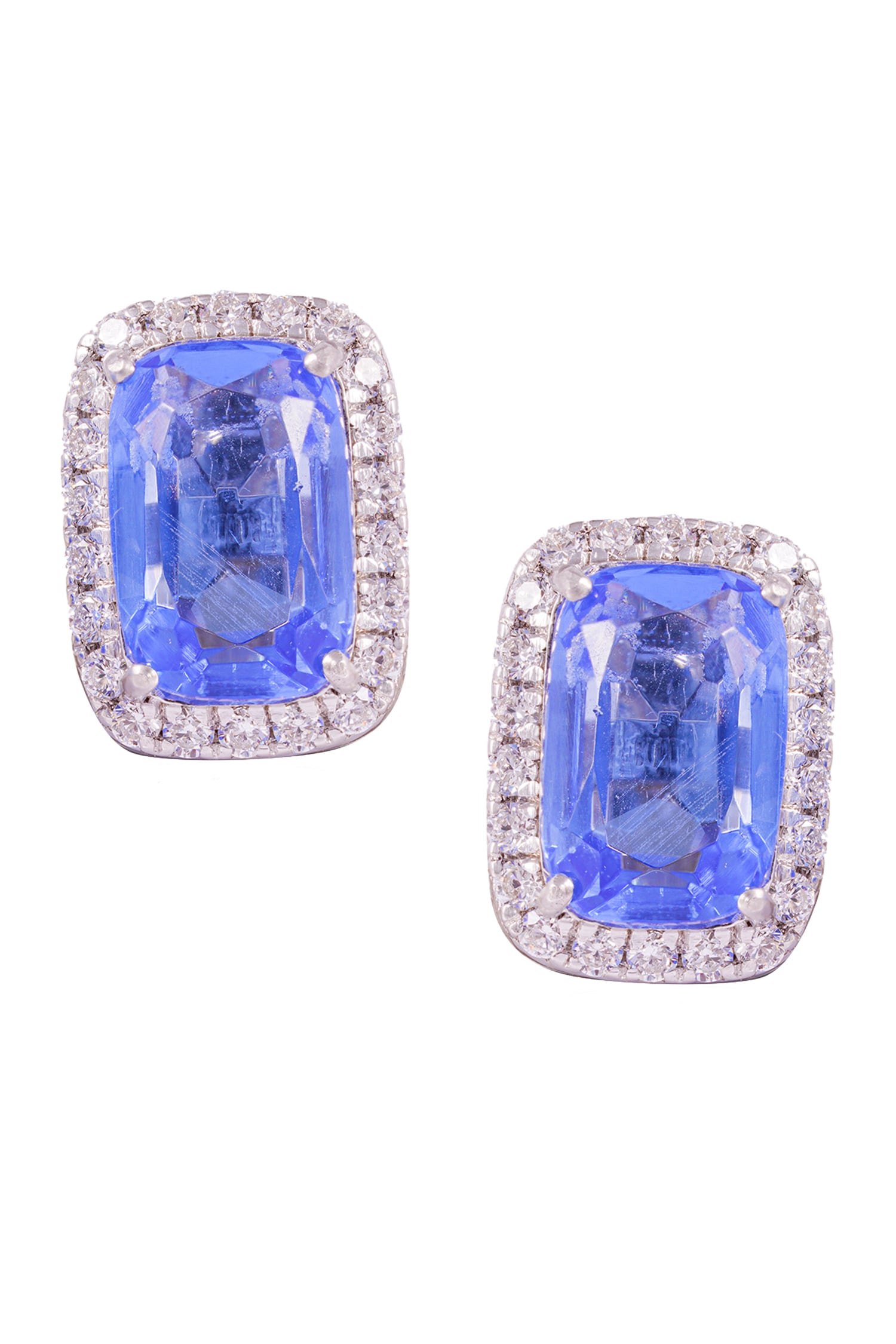 Rectangle Shaped Stud Earrings 