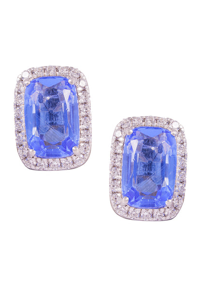 Rectangle Shaped Stud Earrings 