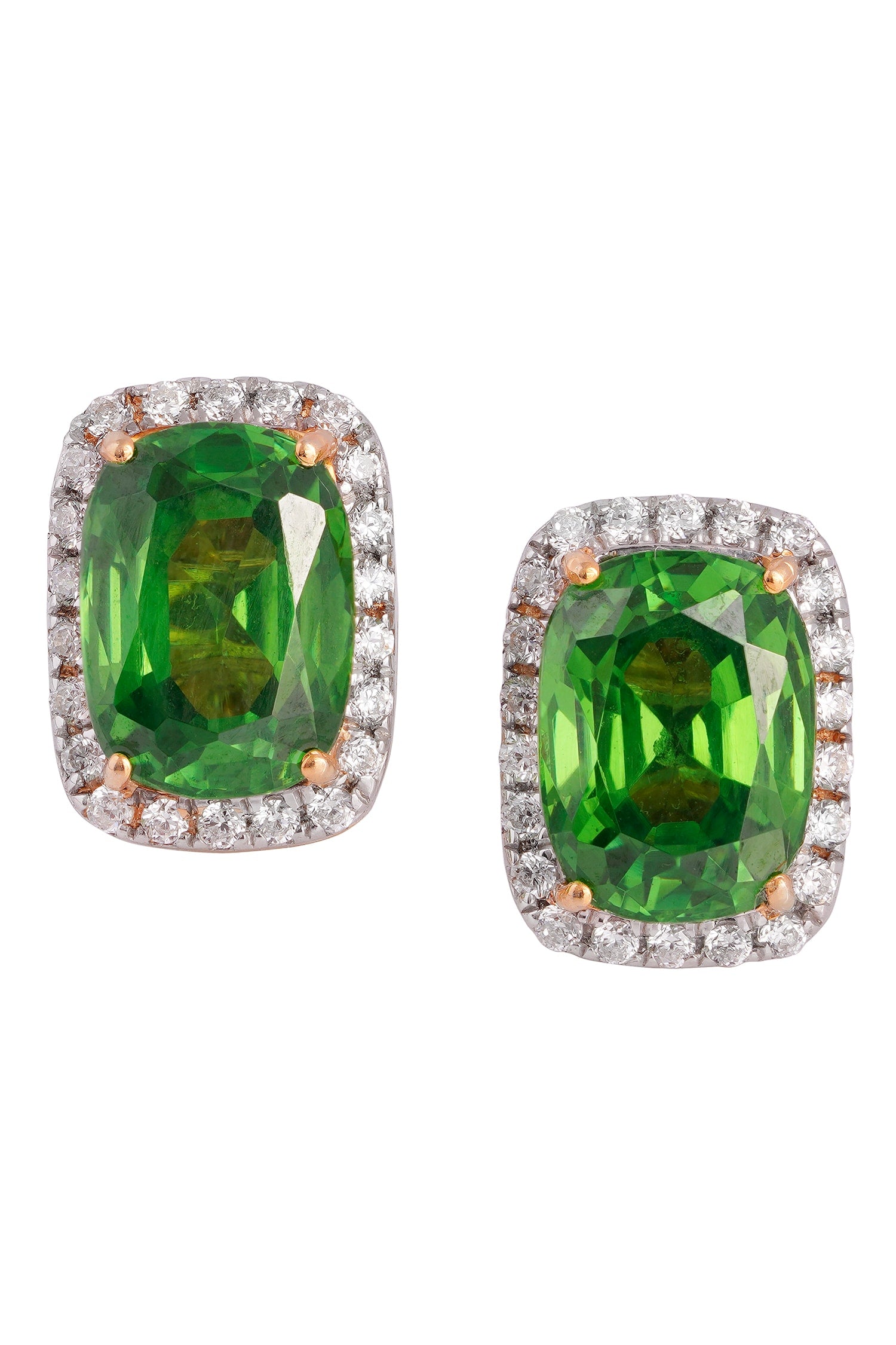 Rectangle Embellished Stud Earrings 