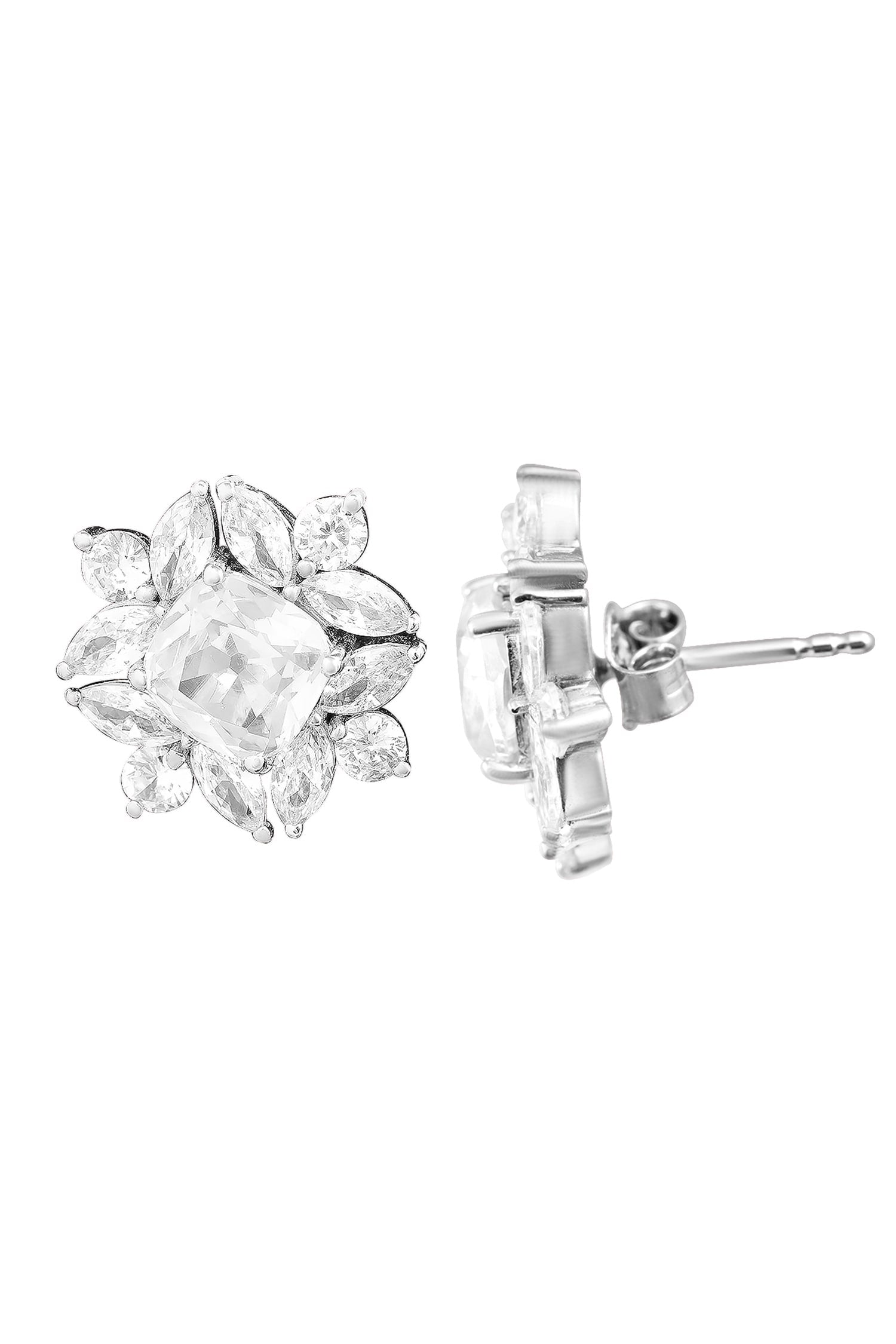 Floral Pattern Daisy Stud Earrings 