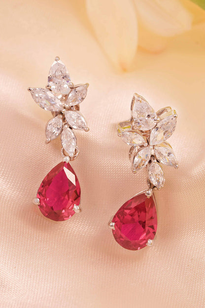 Flowery Drop Earrings 