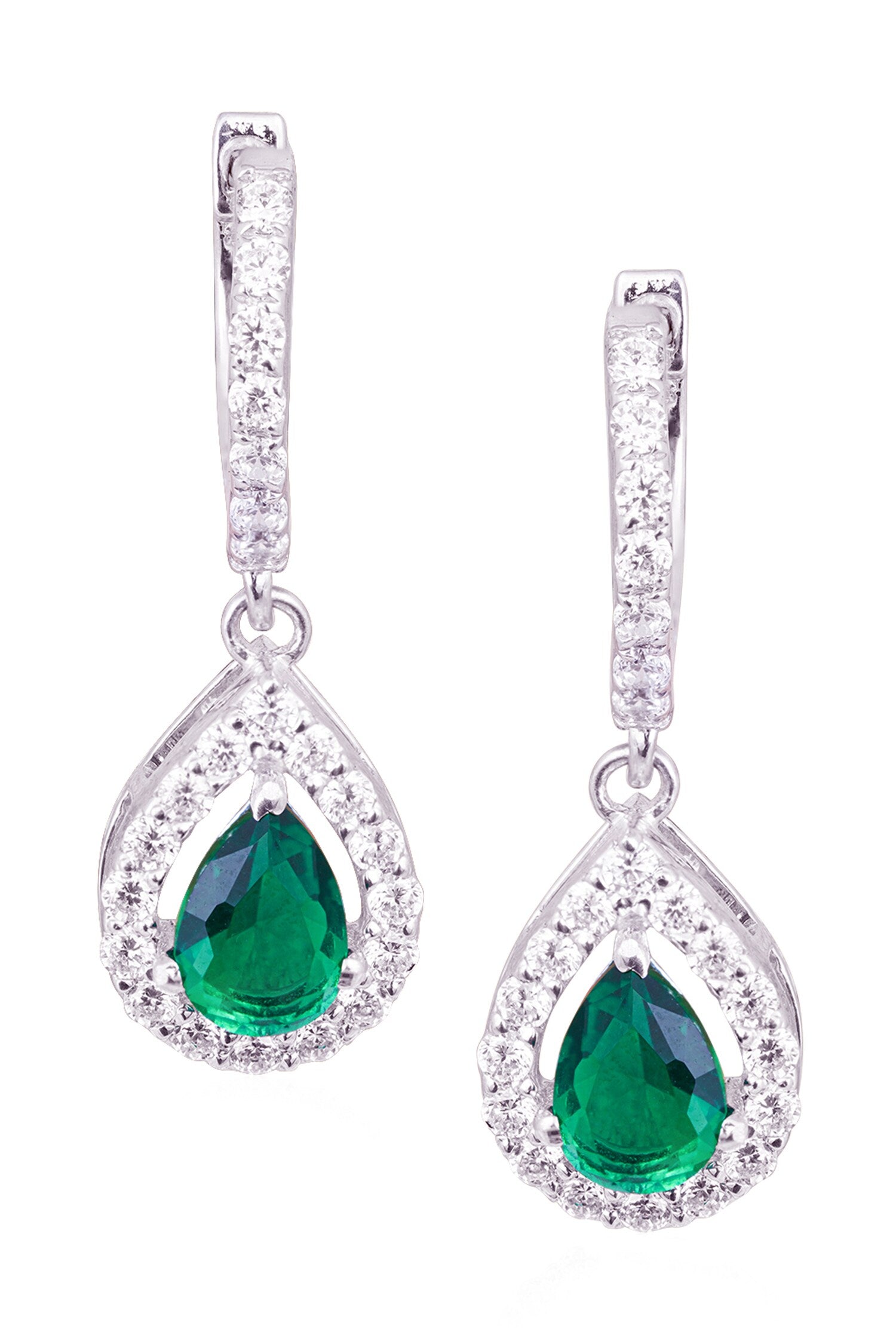 Drizzle Gemstone Drop Earrings 