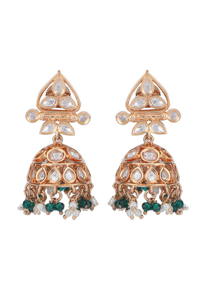Kundan Embellished Necklace Set 