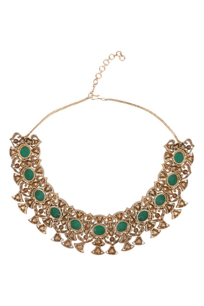 Kundan Studded Necklace Set 